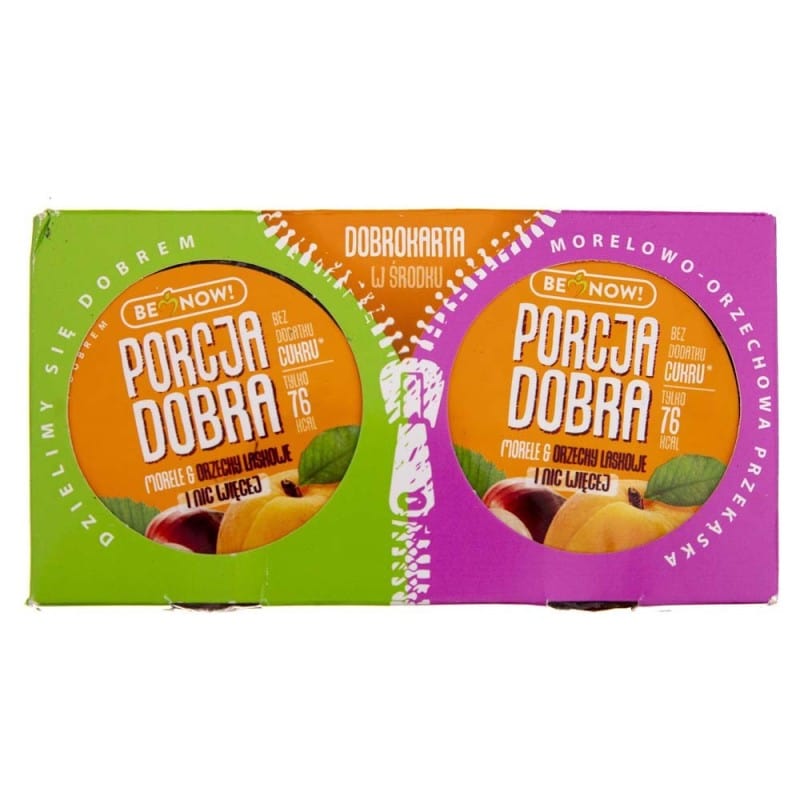 Porcja Dobra Disc 2-pack, Apricot Nut - 50 g