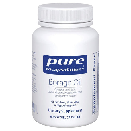 Pure Encapsulations Borage Oil 1000 mg - 60 Softgels