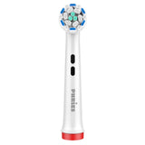 Puries Silk Electric Toothbrush Heads for Oral-B - 4 Pieces
