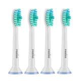 Puries Sonic Ultra Electric Toothbrush Heads for Sonicare - 4 Pieces