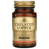 Solgar Chelated Copper 2,5 mg - 100 Tablets