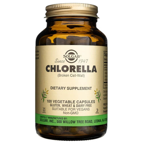 Solgar Chlorella 520 mg - 100 Veg Capsules