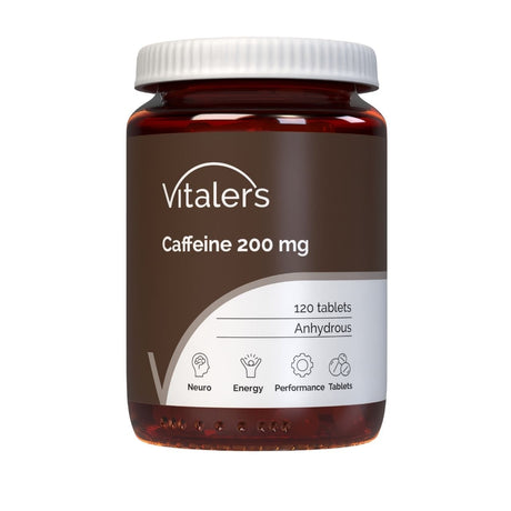 Vitaler's Caffeine 200 mg - 120 Tablets