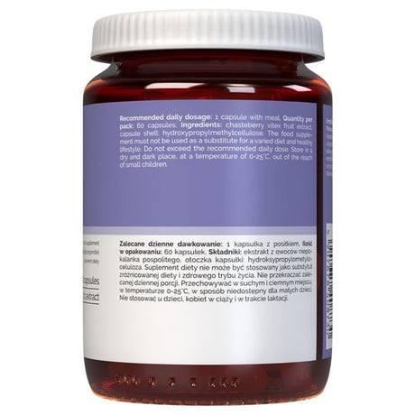 Vitaler's Chasteberry Vitex 500 mg - 60 Capsules