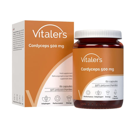 Vitaler's Cordyceps 500 mg - 60 Capsules