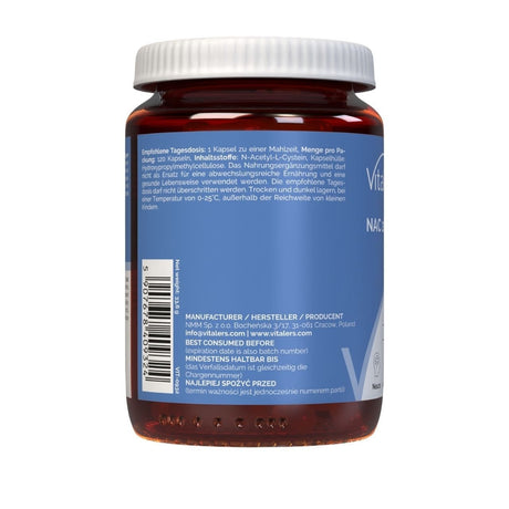 Vitaler's NAC 200 mg - 120 Capsules