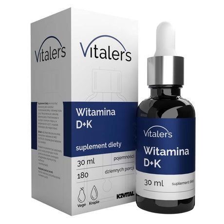 Vitaler's Vitamin D3 2000 IU + K2 MK-7 75 mcg, drops - 30 ml