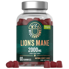Wiseshrooms Lion's Mane 2000 mg - 60 Gummies