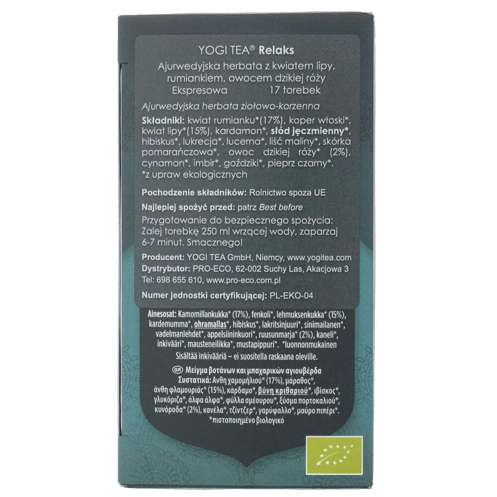 Yogi Tea Relax - 17 sachets