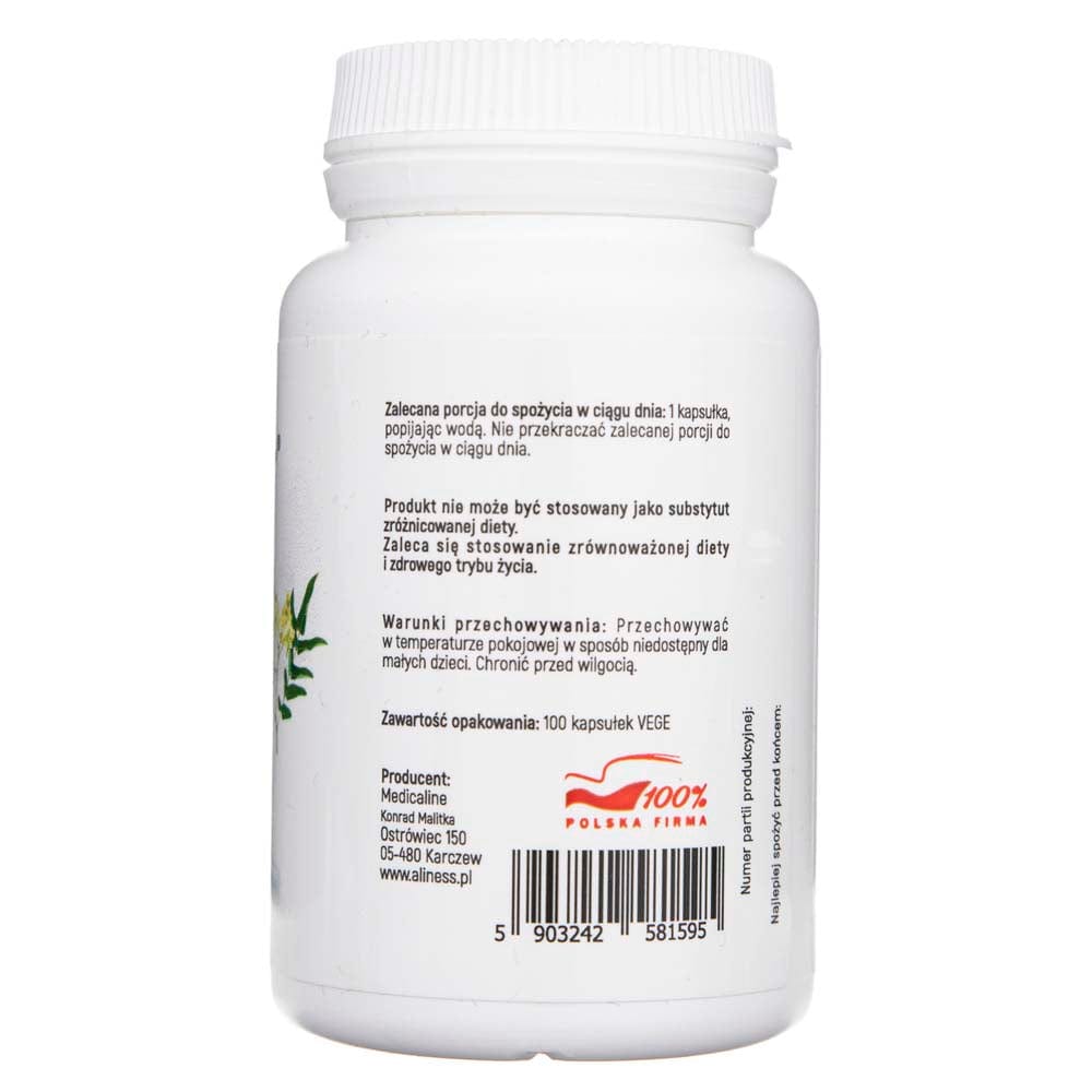 Aliness Natural Quercetin 250 mg - 100 Veg Capsules