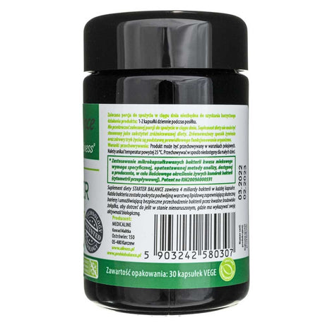 Aliness ProbioBalance Starter Balance Probiotics & Prebiotics - 30 Veg Capsules