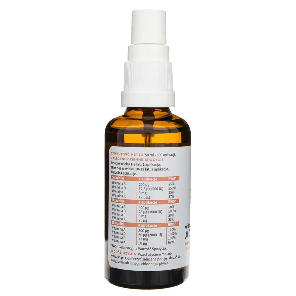 Aura Herbals Vitamin ADEK for the family, MCT, drops - 50 ml