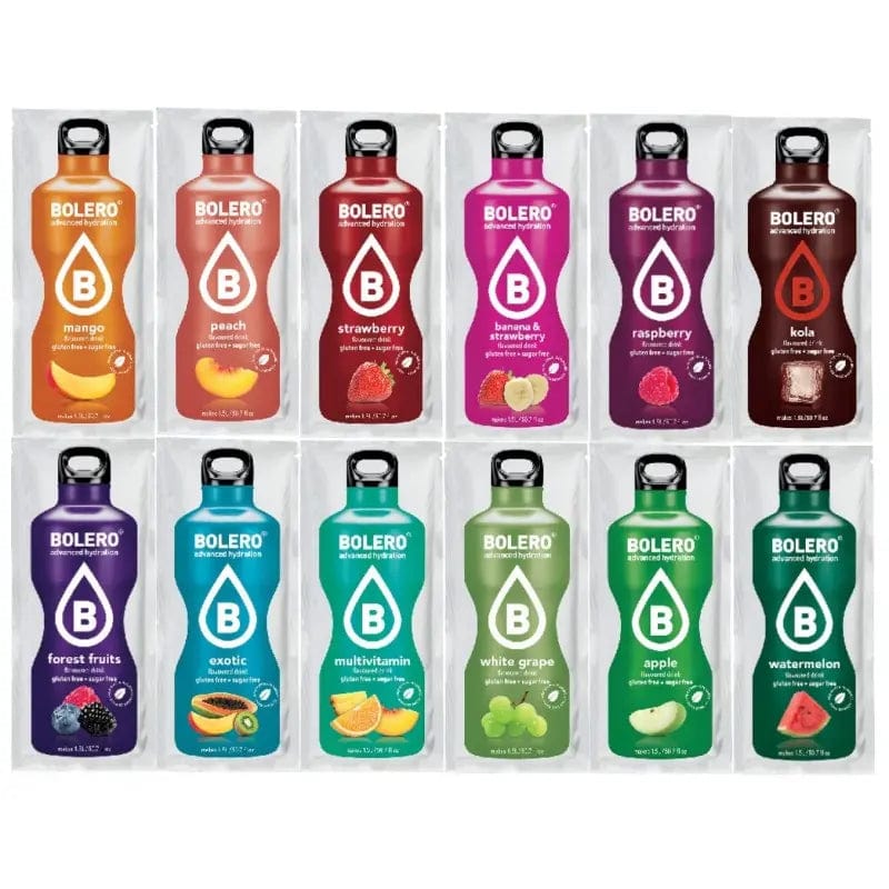 Bolero Drink Mix Box Sachet Set of 12 Flavours - 9 g