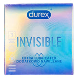 Durex Invisible Extra Lubricated Condoms - 3 pieces