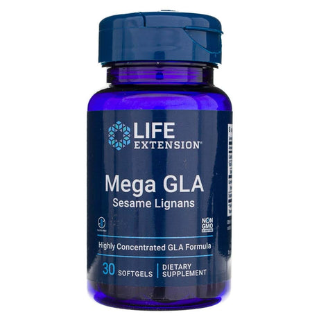 Life Extension Mega GLA Sesame Lignans  - 30 Softgels