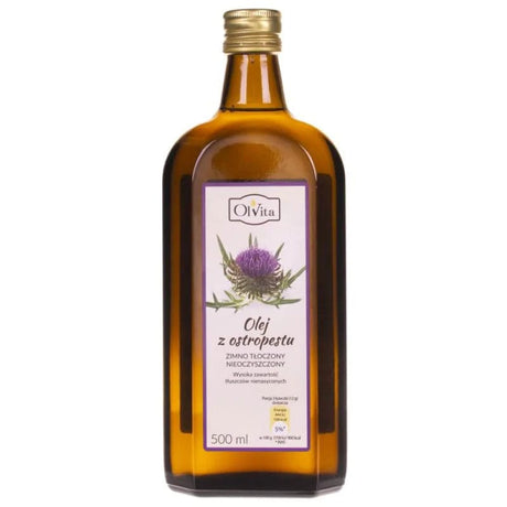 Olvita Cold-Pressed Thistle Oil Unpurified - 500 ml