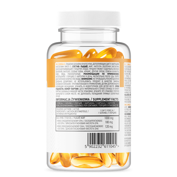 Ostrovit Omega 3 1000 mg - 90 Capsules