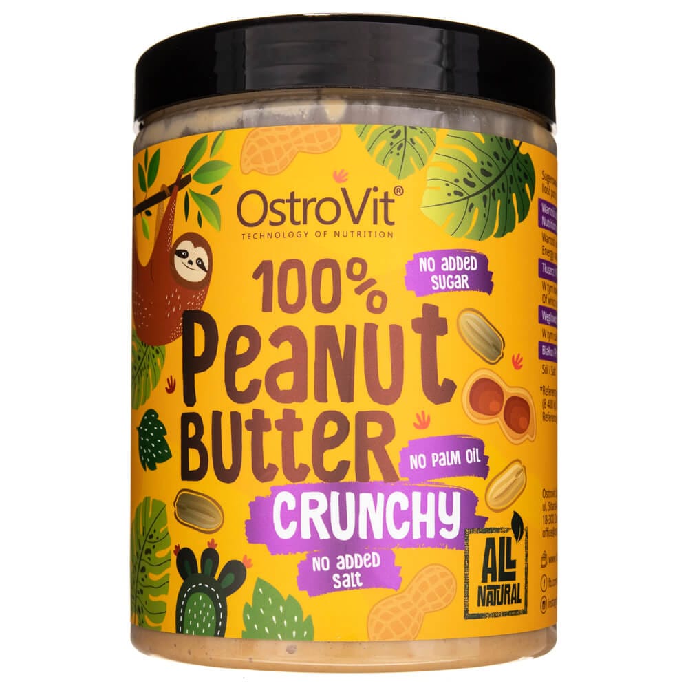 Ostrovit Peanut Butter 100% Crunchy - 1000 g