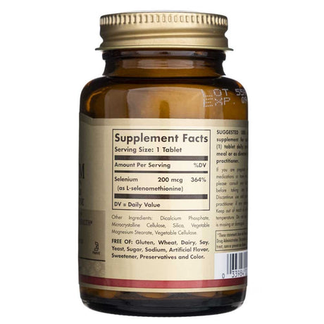 Solgar Selenium Yeast-Free 200 mcg - 100 Tablets